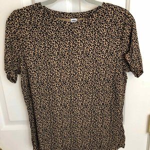 Cheetah Print Shirt from Old Navy, Size Small